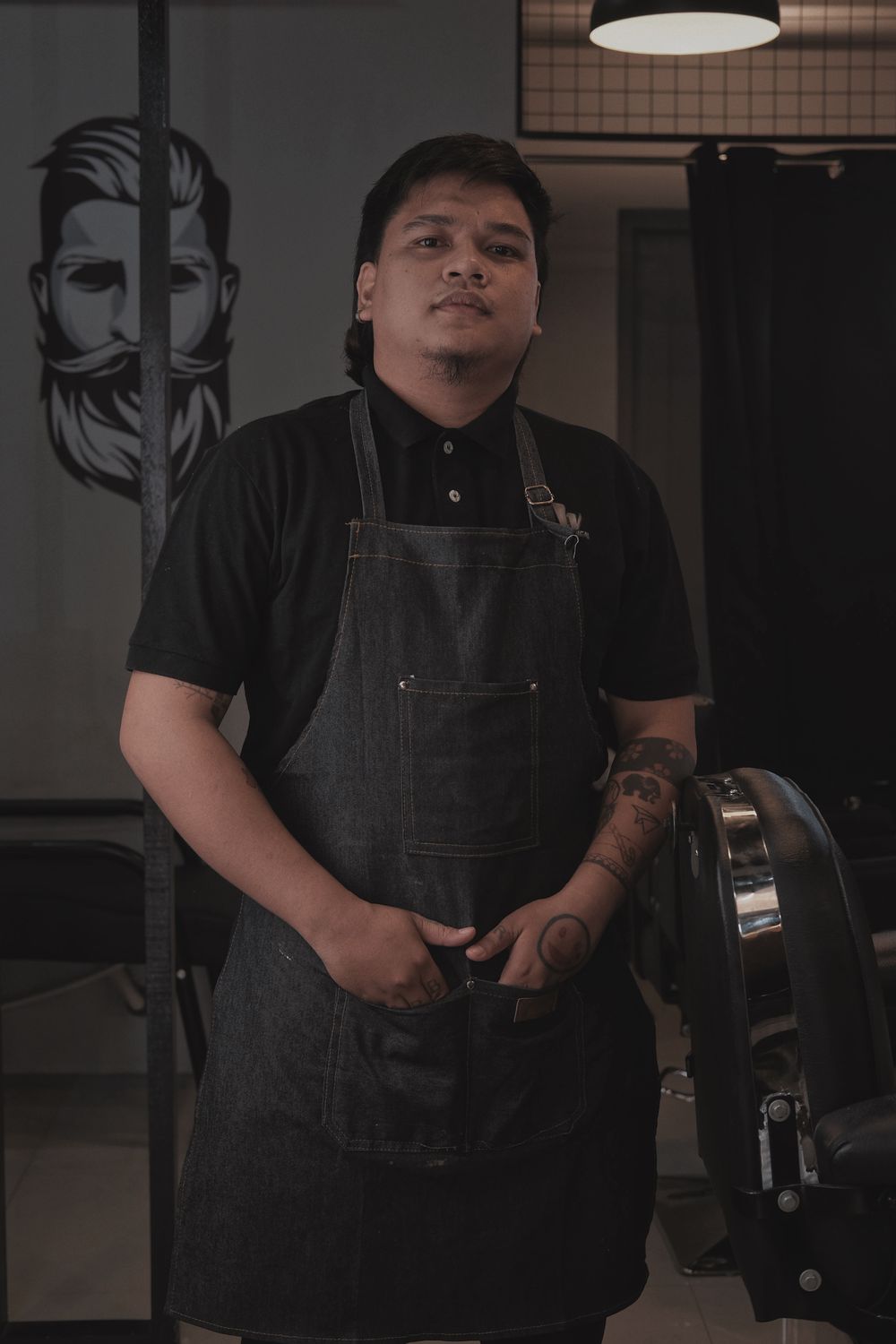Marcus Vale standing in the shop